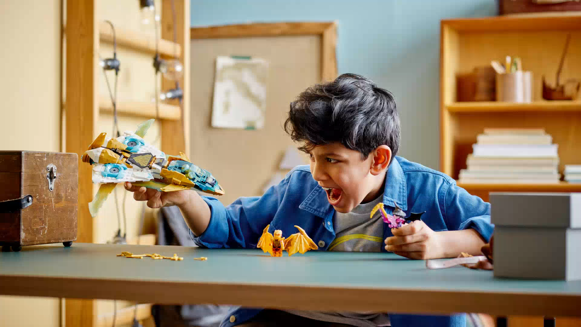 LEGO NINJAGO Zane’s Golden Dragon Jet 71770 Building Kit (258 Pieces) Building Blocks For Kids Construction Toys Kids Toys Construction Sets Building Toys