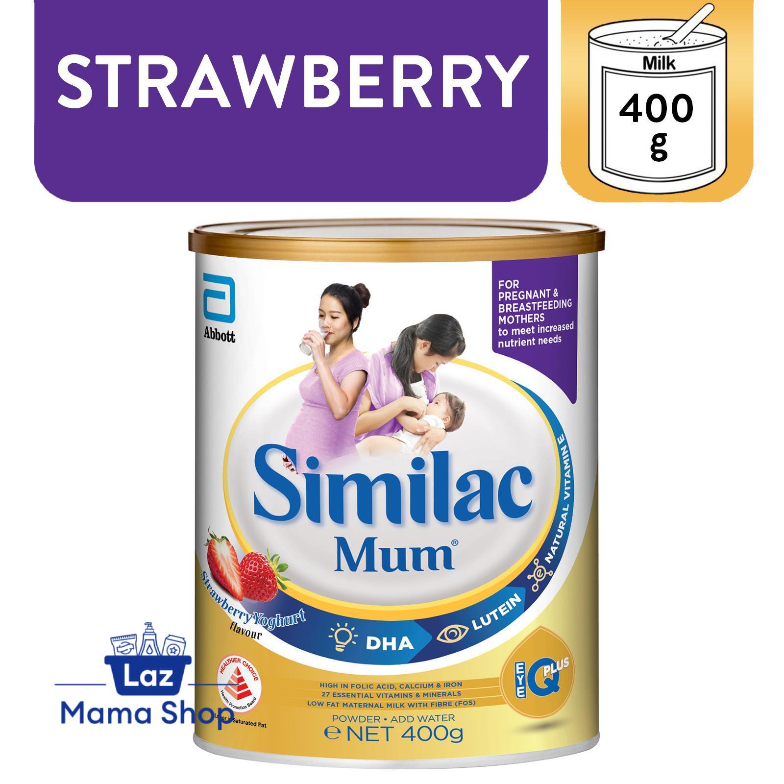 Similac Mum Strawberry Yoghurt Maternal Milk Powder 400g (Laz Mama Shop)