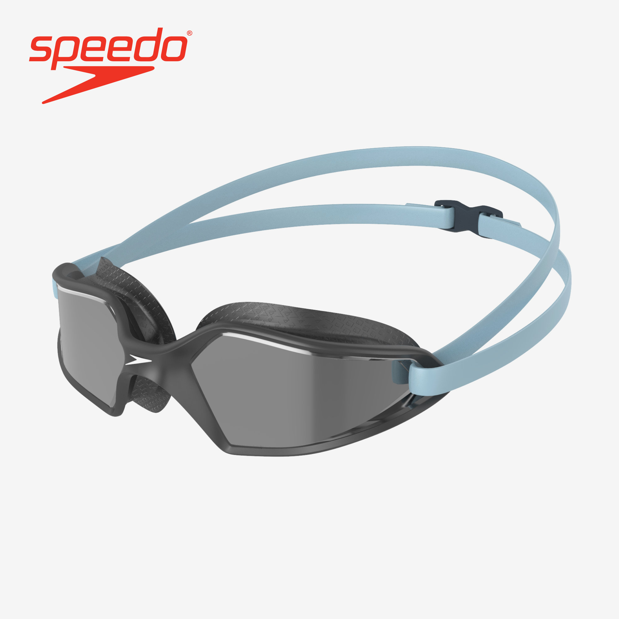 Speedo Hydropulse Mirror Adult Unisex Swimming Goggles - Grey - 8-12267D645