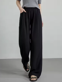 TOYOUTH Women Casual Pants 2025 Summer New Long Pants P8527801