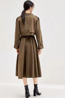 SENTUBILA 2 Pieces Dress Set for Women Work Outfits 2025 Autumn Lady Elegant Jacket Midi Dresses New in Matching Sets 133Z51714